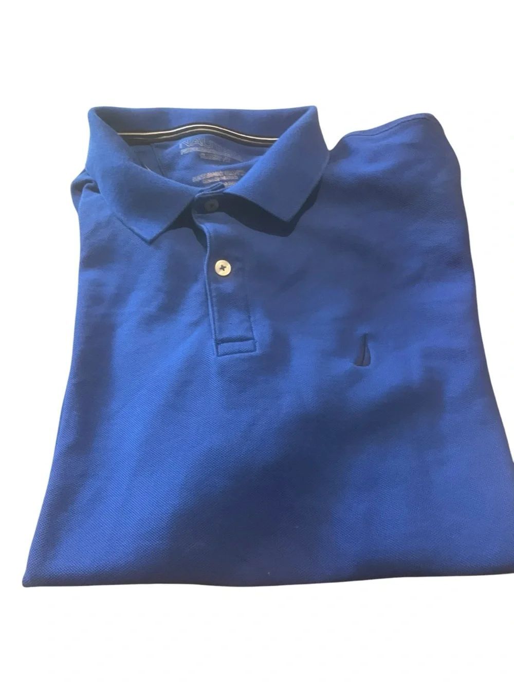 Nautica size XL Classic Men's Blue Polo Shirt - Timeless Casual Essential